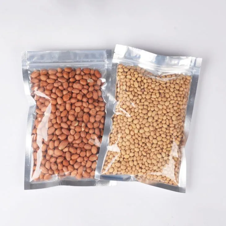 Erinevad külgmine alumiiniumfooliumist kolmepoolne tihendi pähklipott