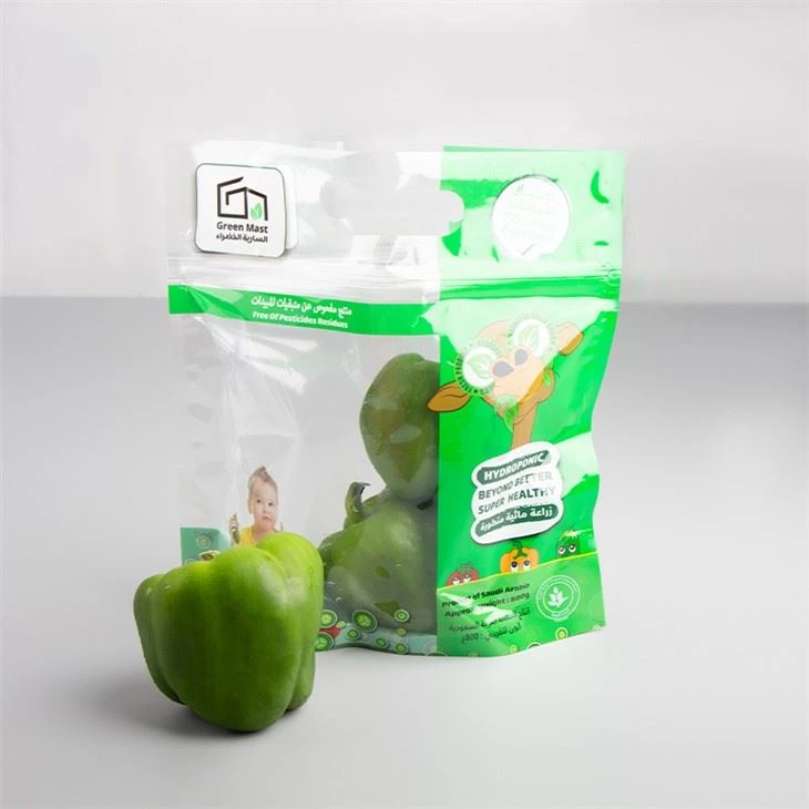 Plastikust hingavad uduvastased värskete puuviljade juurviljade pakkimiskotid